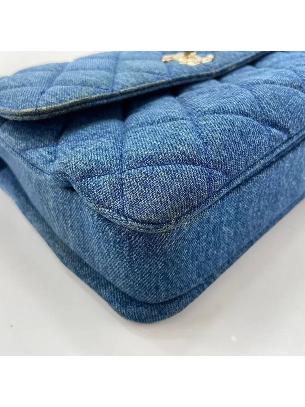 Chanel Handbag Quilted Blue